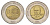 Доминиканская Республика (Доминикана) 10 песо 2005 KM 106 биметалл 4663-927