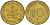 ФРГ 10 пфеннигов 1991 D J. 383, KM 108 сталь плакированная латунью    4603-633