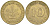 ФРГ 10 пфеннигов 1970 D KM 106 сталь плакированная латунью 4571-534