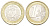 Сан-Марино 1 евро 2004 KM 446 биметалл UNC 4646-517
