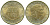 Италия 200 лир 1978 R, шестерня KM 105 алюминиевая бронза 4383-1033