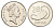 Фиджи 20 центов 1998 KM 53a сталь плакированная никелем UNC 4666-542