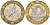 Франция 10 франков 1991 тип гений Бастилии KM 964.1, Le Frank 375.6 биметалл 85-132