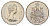 Канада 50 центов 1981 Елизавета II (1952-2022), герб KM 75 никель UNC 4631-1015