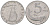 Италия 5 лир 1954 R, руль, дельфин KM 92 алюминий 4576-845
