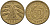 Германия 50 рентенпфеннигов 1923 D J. 310, KM 34 алюминиевая бронза UNC 00-805-54