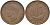 Великобритания 1/2 пенни 1944 Георг VI (1936-1952) KM 844, Spink 4115 бронза 4592-342
