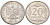 Польша 20 грошей 2015 Y 280 медно-никель UNC 4614-335