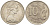 Австралия 10 центов 1982 Елизавета II (1952-), птица лирахвост KM 65 медно-никель UNC 4539-1121