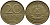 ГДР 20 пфеннигов 1969 А, первый год KM 11 латунь UNC 4397-232