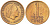 Нидерланды 1 цент 1960 Юлиана (1949-1980) KM 180 бронза 3955-245