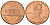 США 1 цент 1995 Авраам Линкольн  KM 201b цинк плакированная медью UNC 220-1155
