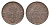 Пруссия 2 пфеннига 1868 B, Вильгельм I (1861-1888) KM 481 медь 4151-1154