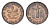 ФРГ 1 пфенниг 1949 G KM A101, J. 376 сталь плакированная медью 4630-413