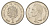 Венесуэла 1 боливар 1989 Симон Боливар, тонкий шрифт Y 52a.1 сталь плакированная никелем 4589-835