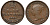 Великобритания 1/2 фартинга 1843 Виктория (1837-1901) KM 738, Spink 3951 медь 1518-123