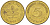 ФРГ 5 ПФЕННИГОВ 1991 J KM 107, J. 382 сталь плакированная латунью 4396-1656