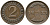 ГЕРМАНИЯ 2 РЕНТЕНПФЕННИГА 1923 D KM 31, J. 307 бронза 24-442