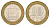 Россия 10 рублей 2007 ММД, серия Российская федерация - Липецкая область Y 975 биметалл 4631-143