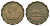 Эфиопия 25 сантимов 1944 EE 1936, Хайле Селассие I (1941-1974) KM 36 медь 4544-1243