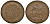 РОССИЯ 2 КОПЕЙКИ 1757 без букв Биткин 391 медь 1083-3-14