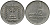 Израиль 1/2 лиры 1976 JE 5736, без звезды Давида KM 36.1 медно-никель 98-253