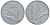 Италия 10 лир 1951 R, колосья KM 93 алюминий 4543-424