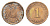 Германия 1 пфенниг 1898 D, Вильгельм II (1888-1918) KM 10, J. 10 медь 4630-651