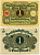 ГЕРМАНИЯ 1 МАРКА 1920 1 МАРТА 1920, ВЕЙМАРСКАЯ РЕСПУБЛИКА Pick 58 бумага аUNC 7548-48-1-1