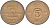 Швеция 5 эре 1971 U, Густав VI Адольф (1950-1973) KM 822 бронза 4557-835