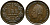 Швеция 1 эре 1861 Карл XV (1859-1872) KM 705 бронза 76-129