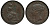 Великобритания 1/2 пенни 1853 Виктория (1837-1901) KM 726, Spink 3949 медь 106-753