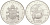 Ватикан 1000 лир 2001 Мир, Иоанн Павел II (1978-2005) KM 338 серебро UNC 1530-445