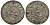 Польша, Эльблонг 1/24 талера 1633 Шведское правление, Густав Адольф II, вес 0,76 гр. KM 41 серебро 1516-632