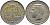 ГРЕЦИЯ 5 ДРАХМ 1970 КОНСТАНТИН II (1964-1973) KM 91 медно-никель 4389-515