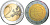 Кипр 2 евро 2009 10 лет монетарной политики ЕС (EMU) и введения евро KM 89 биметалл UNC M44-13