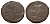 Россия деньга 1770 Екатерина II (1762-1769), ЕМ, вес 9,32 г. (на 82% выше номинального 5,12 г), диаметр 21,9-23,95 мм, толщина 2,35-3,25 мм Биткин 724, GM 11.21 медь 00-810-39
