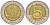 Польша 5 злотых 2010 KM 284 биметалл 4563-131