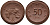 Саксония 50 пфеннигов 1921 виноград и лопата J. N 54 фарфор 1094-2-54