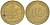 ФРГ 10 ПФЕННИГОВ 1973 J KM 108, J. 383 сталь плакированная латунью 4182-835