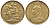 Великобритания 2 фунта 1887 Виктория (1837-1901) KM 768, Spink 3865 золото 00-000-00