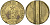 СССР жетон № 13 для торговых автоматов Министерства торговли СССР ND (1955-1977) использовался для покупки соков Федорин 125 латунь 4137-1214