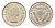 ЮАР 3 пенса 1959 Елизавета II (1952-2022) KM 47 серебро UNC 4547-1141