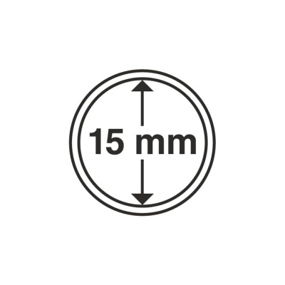 Капсулы круглые – 15 мм, упаковка 10 шт. 100015