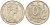 Австралия 10 центов 1975 Елизавета II (1952-), птица лирахвост KM 65 медно-никель 3457-645