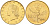 Италия 20 лир 1995 R, дубовый лист KM 97.2 алюминиевая бронза  UNC  4594-949