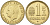 Испания 1 песета 1980 (82) чемпионат мира по футболу 82, Хуан Карлос I (1975-2001) KM 816 алюминиевая бронза 4571-1122