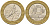 Франция 10 франков 1991 тип Гений Бастилии KM 964.1, Le Frank 375.6 биметалл 4402-1151