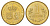 Гренландия 1 крона 1957 KM 10 алюминиевая бронза UNC 3711-2141