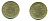 Италия 200 лир 1978 R, шестерня KM 105 алюминиевая бронза 80-1251